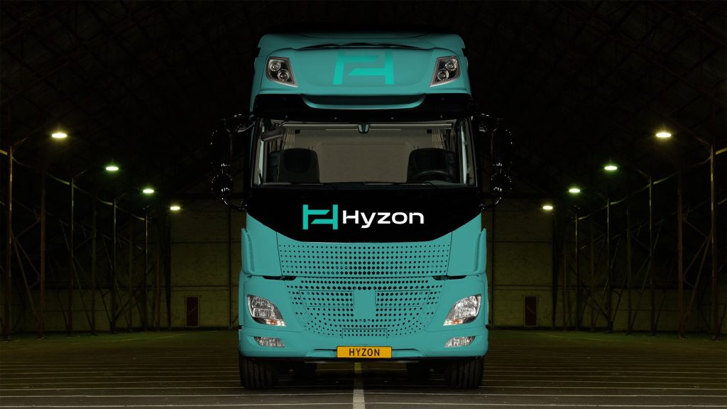 Hyzon-trucks voor schijntje onder de hamer