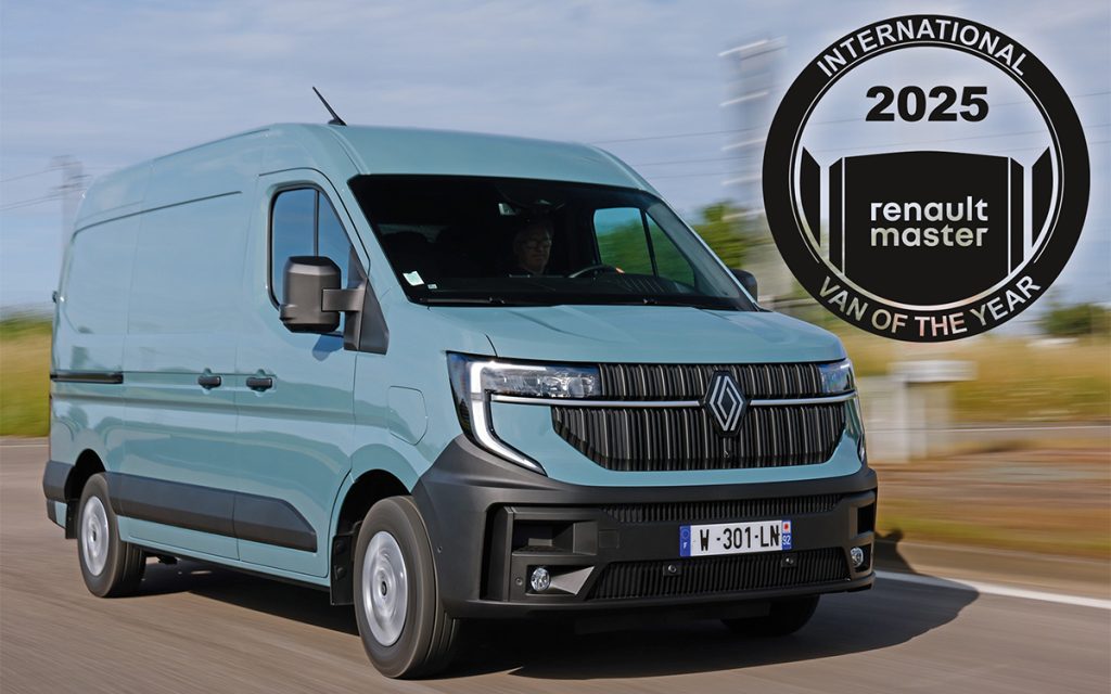 Nieuwe Renault Master verovert 33e International Van of the Year Award 2025