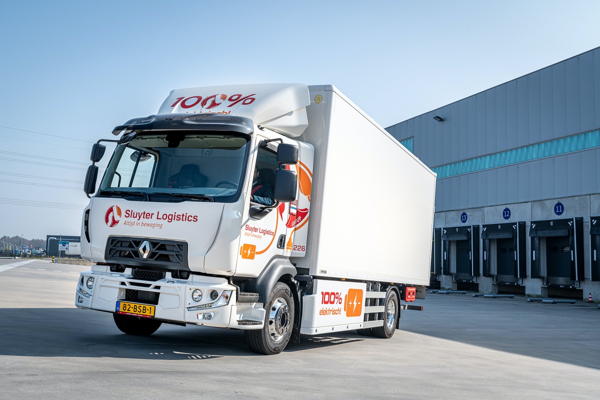 renault trucks d e-tech sluyter logistics