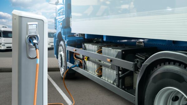 stroomgarantie voor opladen elektrische vrachtwagen