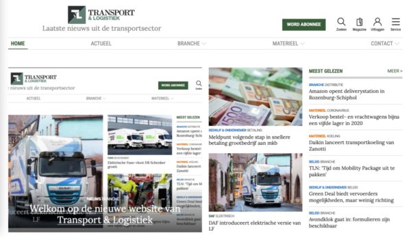 Transport & Logistiek website transportlogistiek.nl